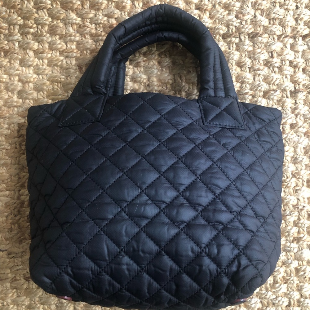 MZ Wallace Mini Metro Deluxe Tote. Black. Quilted. - Picture 5 of 14